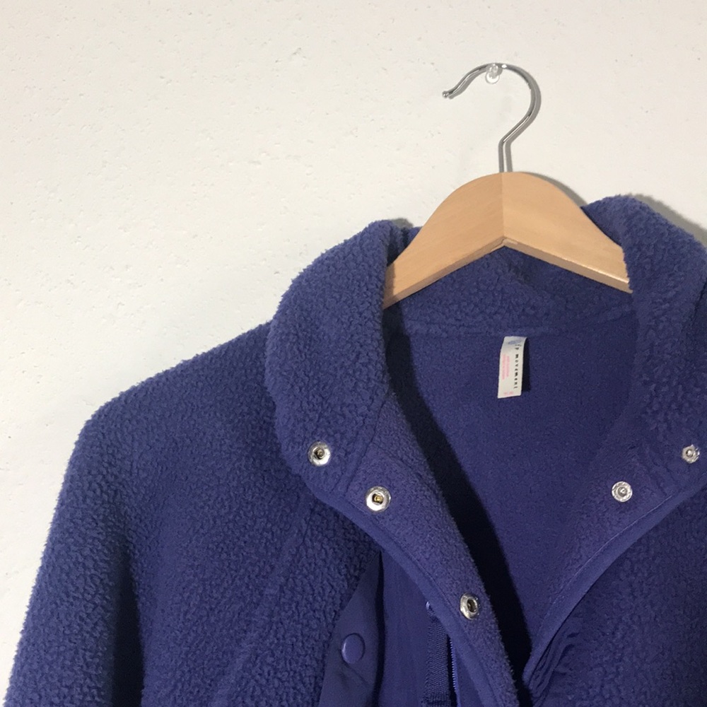 Free People Movement Hit the Slopes Fleece Jacket in Skyway size Medium